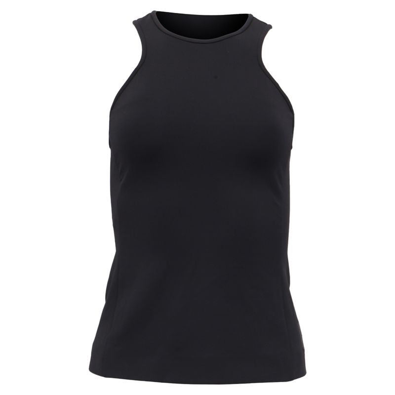 Max Mara Racer Back Tank Top In Black Polyamide